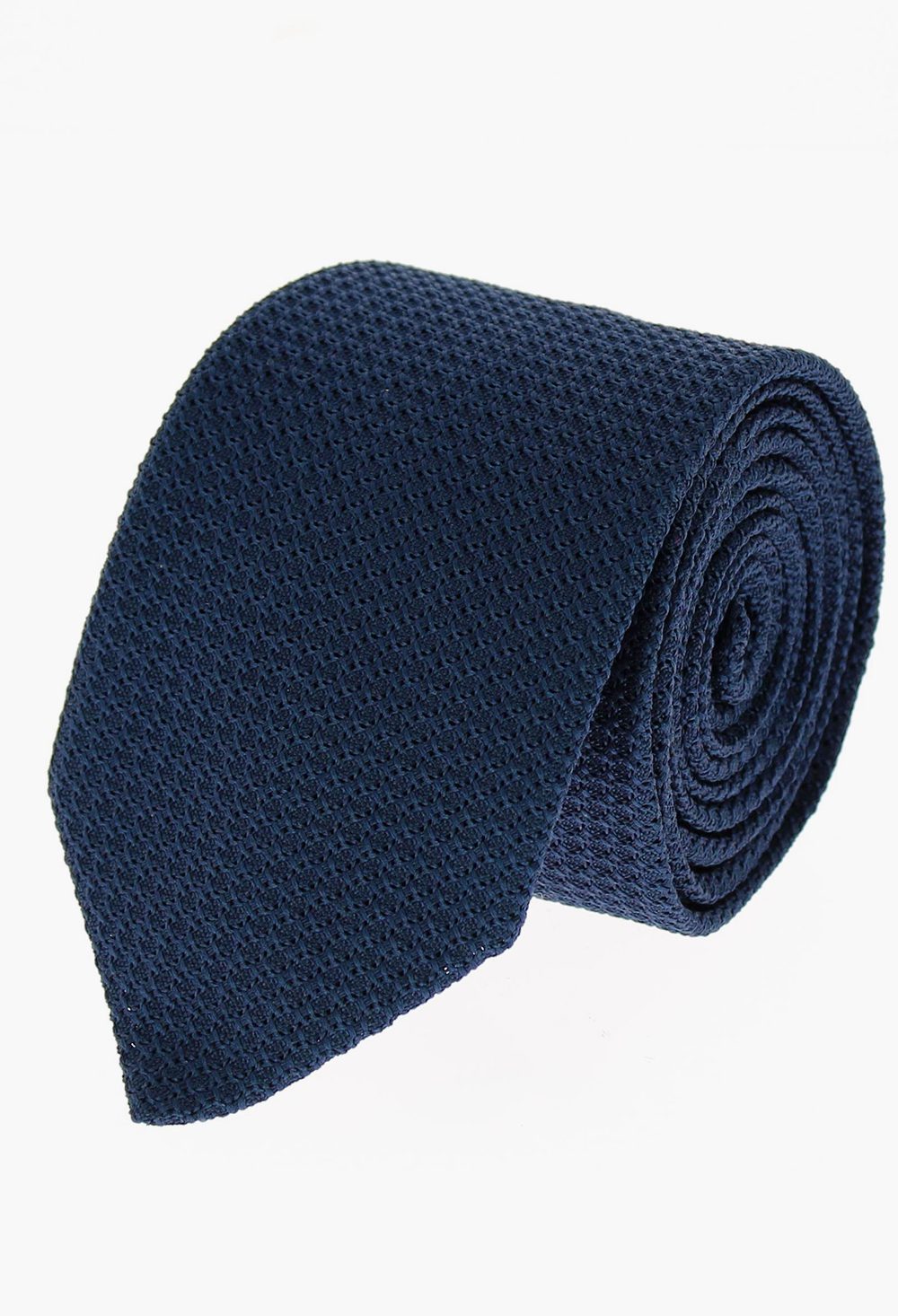 Cravate En Soie Grenadine – Fait Main En Italie, Coloris Marine/violet/bourgogne